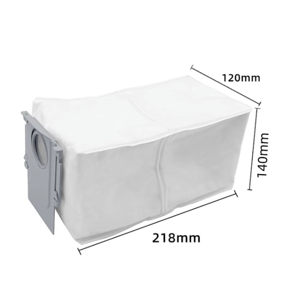 10 Støvsugerposer Tilbehør for Roborock S8+/ S8 Pro Ultra/ S7 MaxV Ultra/ S7 Pro Ultra/ Q7+/ Q7 Max+/ Q8 Max+/ Q5 Pro+/ T8, Erstatning Støvsuger B