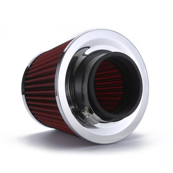 Universell aluminium 76mm 3\" luftfilter för racing sport högt kallt luftflöde