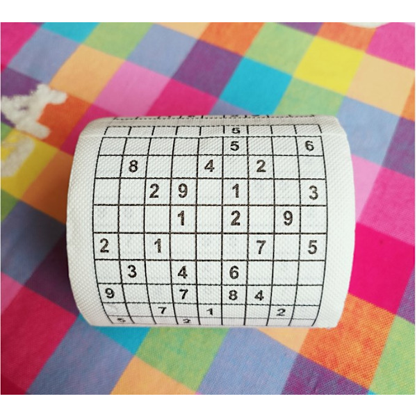 2 kpl WC-paperia, labyrinttityyppi + Sudoku-tyyppi