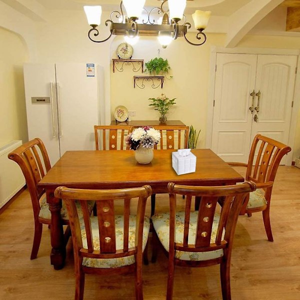 Elegant PU-läder servetthållare, fyrkantig servetthållare, pumpande pappershållare