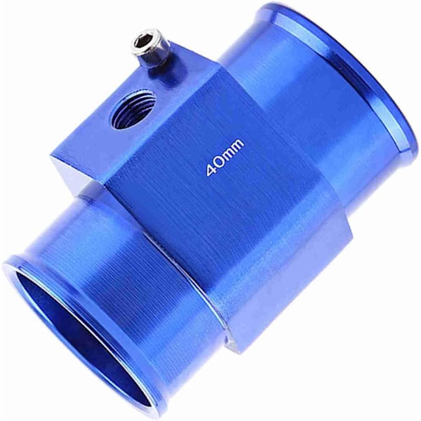 Bil Vandtemperatur Samlerør Adapter, Universal Aluminium Rør Temperatursensor Adapter til de fleste biler (40mm)
