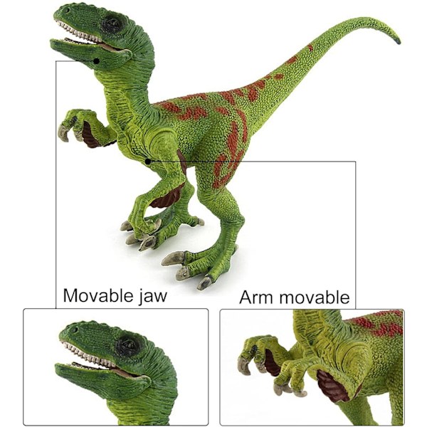Dinosaur for Kids - Interactive Velociraptor Animal Toys for Children