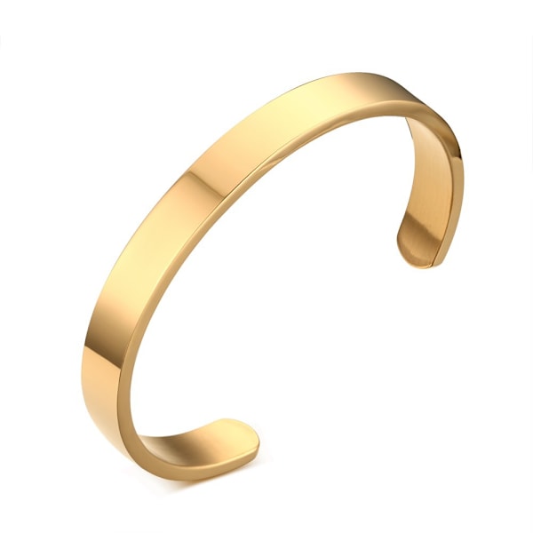 Justerbart armbånd i rustfrit stål til mænd og kvinder, minimalistisk design