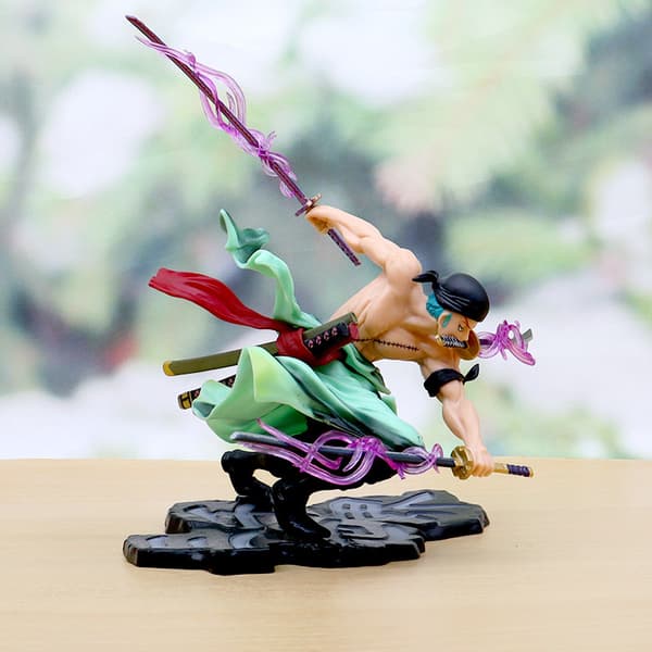 1 st Roronoa Zoro karaktär staty samlarobjekt leksak, anime tema docka