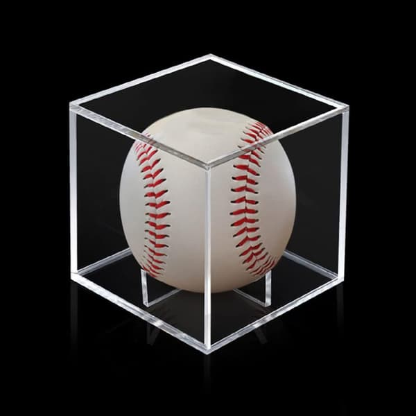 Akryl Baseball Display Stativ for 8 x 8 x 8 cm Boks