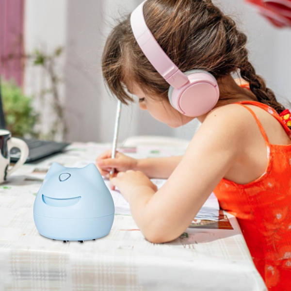 Mini skrivebordsstøvsuger, Mini skrivebordsstøvsuger | Bærbar skrivebordsstøvsuger | Mini trådløs krummesuger, USB-genopladelig, til Ca