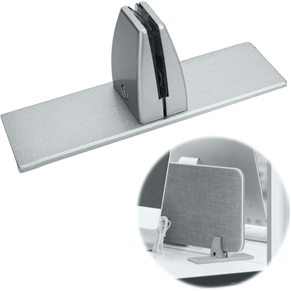 Justerbara glasklämmor i aluminiumlegering Plexiglas Bordsklämma Partition Stöd Skärmavdelare Klämma för 3-25mm Sekretesspartition Kontor Lab, 1 ST, S