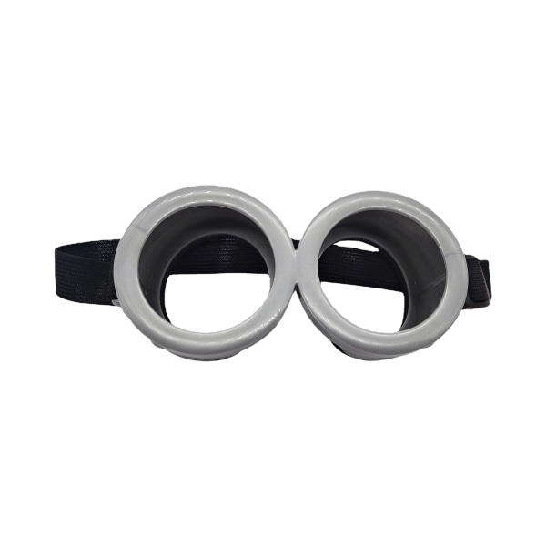 Runda dräktglasögon i tecknad minionstil, inga linser, 14 cm