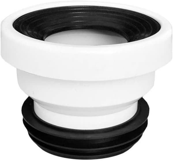 1 STK Toiletforbindelse - Toiletforbindelse - Lige afløbsrør