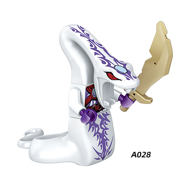 7 typer af små partikelspøgelser og byggeklodser minifigurer