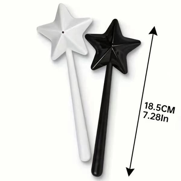 2st Shakers Creative Long Hand Plast Magical Wands Shape Kryddor