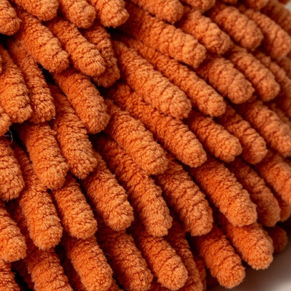 Køkkenhåndklæder, sødt dyremønster absorberende mikrofiber rengøringsklud med hængende løkke til køkken og badeværelse - Pindsvin, Orange