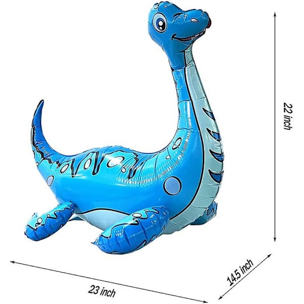 Kæmpe dinosaur plesiosaur ballon til fødselsdagsfest dekorationer, sød selv