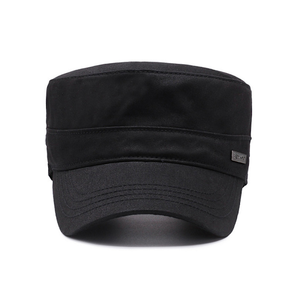Herrar Kadett Mössa Tvättat Bomull Militär Mössa Unik Design Retro Platt Topp