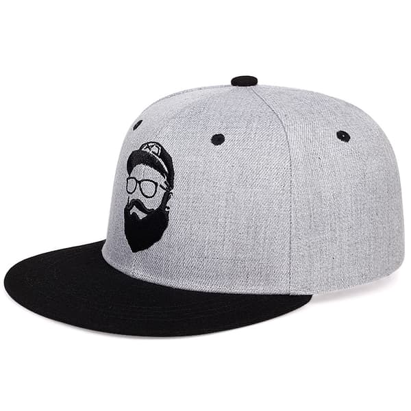 Herre flad skygge moustache baseball cap