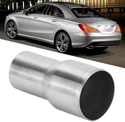 51mm-63mm lyddemperadapter, eksos rustfritt stål motorsykkelreduksjon eksos