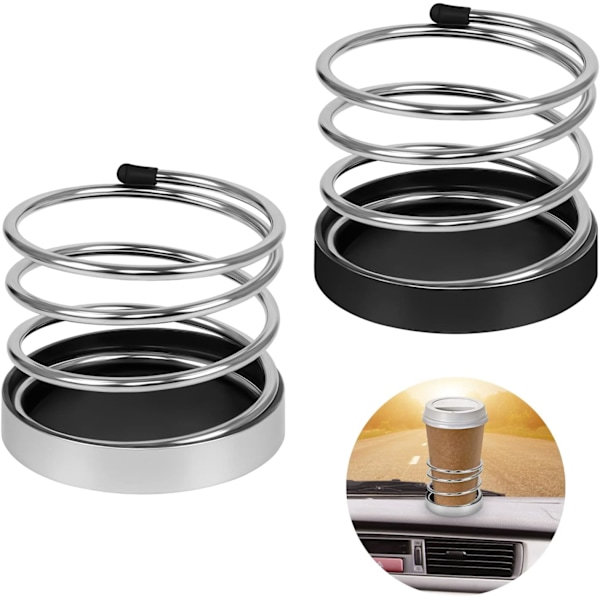 Auton mukiteline 2 kpl Auton vesimukiteline Pullomukiteline Auto Kuorma-auto Yleismukiteline Juomille Kahville Vedelle Puhelimelle
