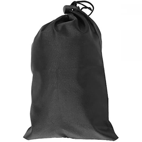 Sort Drawstring Taske  10 stk Bærbar Polyester Vandtæt Drawstring Bære