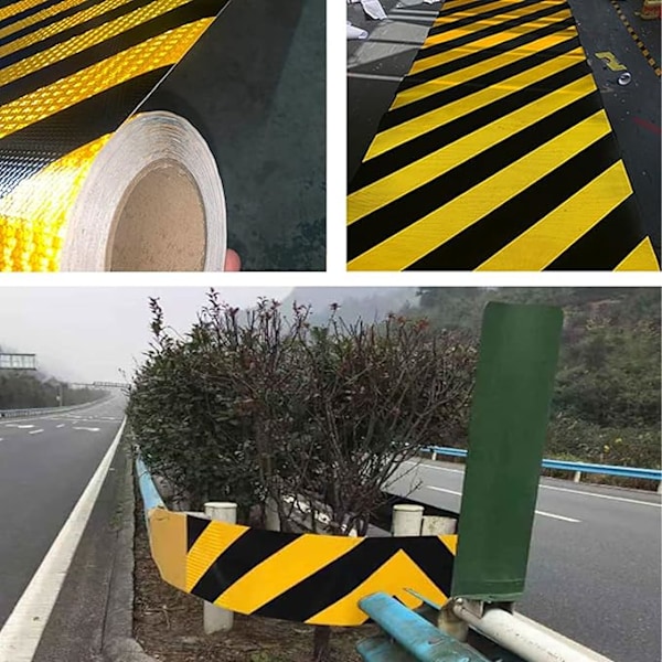 25M x 5cm selvklebende reflekterende tape sikkerhetsklebende reflekterende tape rull