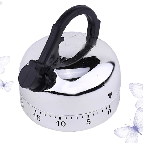 60 Minuters Mekanisk Köksklocka Nedräkningstimer Bakning Design Påminnelse för Hem Restaurang Skola，6.2*6*6.6cm