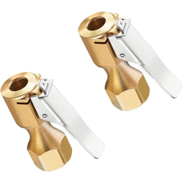 2-delt bilventil-adapter, messingventil-adapter, konverteringsklemme
