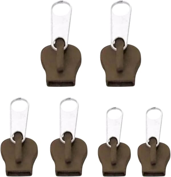 Fix Zip Puller, 12 stk. Zip Slider Reparasjonssett, 3 Størrelser Erstatning
