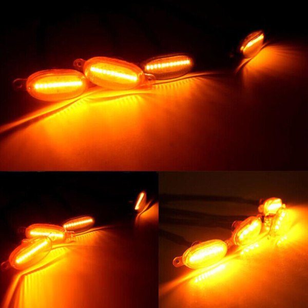 Jeep Renegade -etuverkon 12 LED -valolla Raptor-tyyliin sopiva etusäleikön koristelista 4 kpl