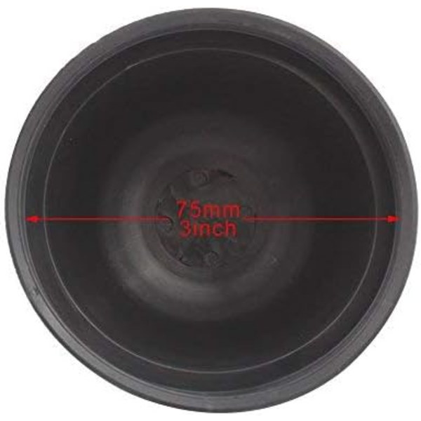 Kuminen pölysuoja LED-polttimoille, auto, moottoripyörä, vedenpitävä, pölytiivis, 75 mm, 7.