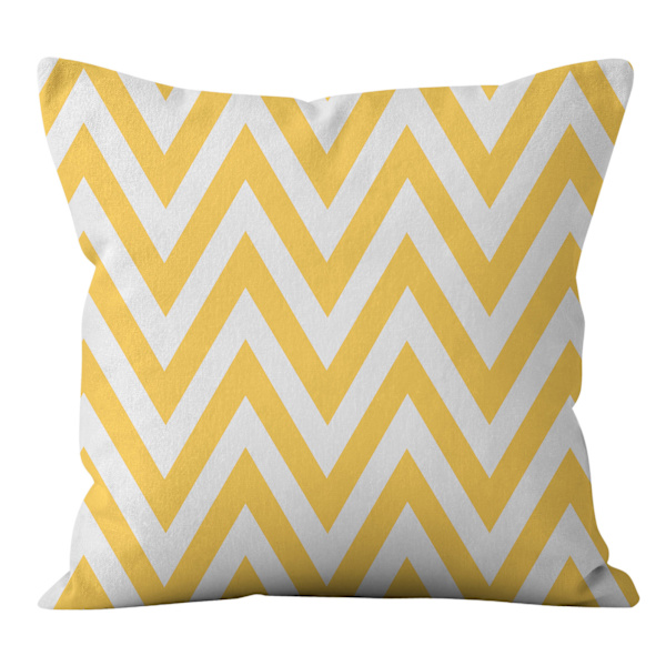 Sildebens pudebetræk, Zigzag polyester pudebetræk, Sofaovertræk med skjult