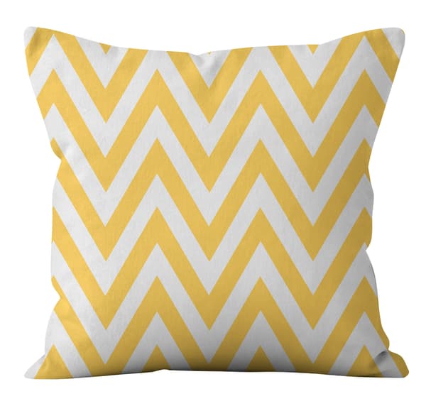 Sillbenskuddfodral, Zigzag polyester örngott, sofföverdrag med Hid