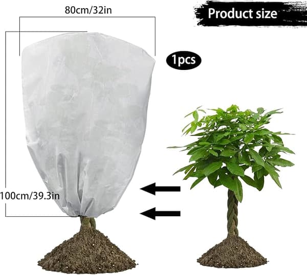 Vinterbeskyttelses spand til planter, vinterdække til planter, vinterplante