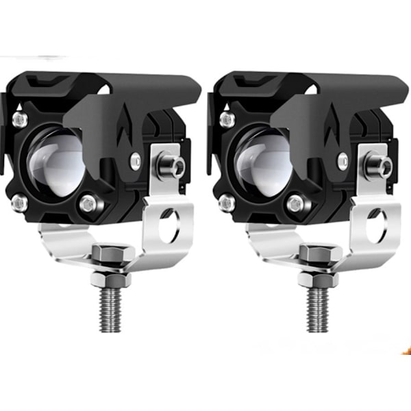 2 stk. mini kørelys sæt version 2 til motorcykel LED tåge lys 80W