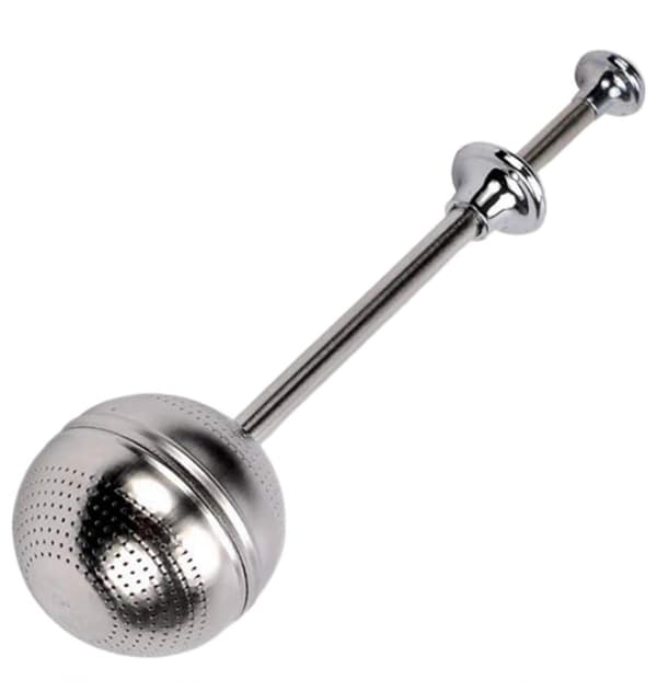 Te-kule i rustfritt stål, tesiler for løs te, finmasket te-infuser, te-diffusorer, sukkerpute, for te, kaffe, krydder