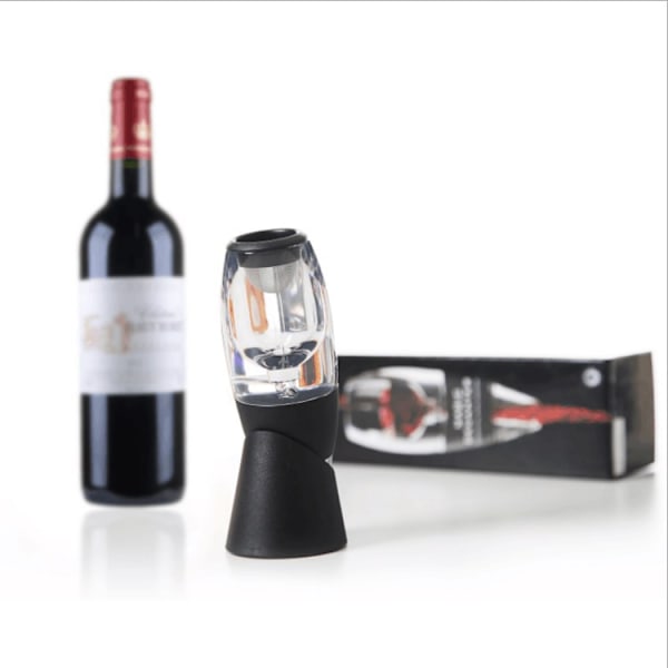 Deluxe Karaffel til vin - Sort Dekanter