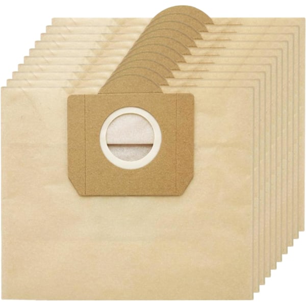 10 stk støvsugerposer, støvpose, papirfilterposer, støvsugerposer tilbehør kompatibel med WD3-serien A2204/A2656/WD3200/SE4001/MV1/WD