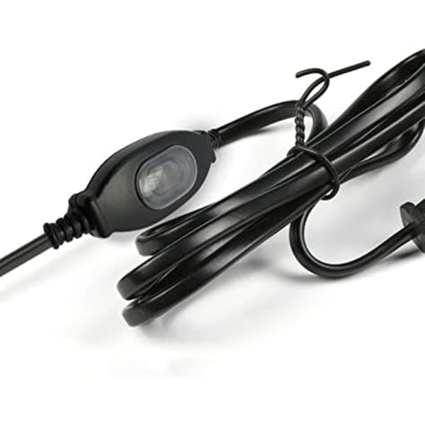 Sladdströmbrytare, 2 st 250v Vattentät Sladdströmbrytare, Ip65 Certifiering Dammtät och Vattentät Sladdströmbrytare för Lampor Elektriska Apparater Transformator