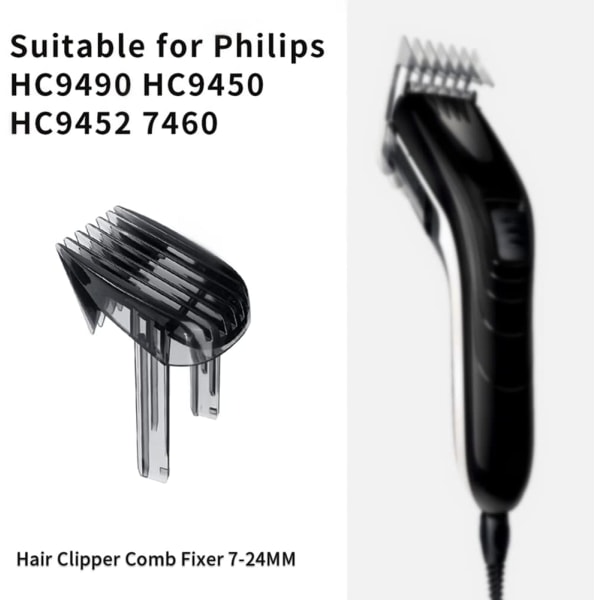 2 st hårklippskam kompatibel med Philips HC9450 HC9490 HC9452 HC