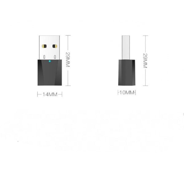 USB-Bluetooth-sovitin, Bluetooth 4.2 -sovitin auton AUX/USB-kaksoislähtöön, Bl
