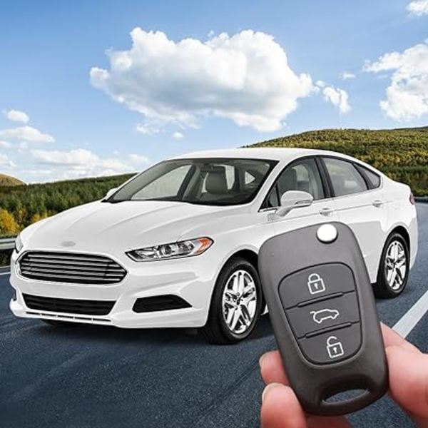 2 stk. erstatningsbilnøkkeldeksel kompatibel med Hyundai i30 i35 i10 i20 i