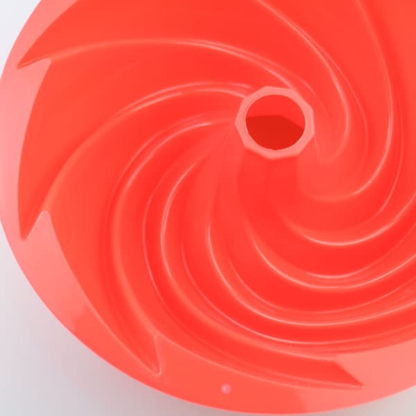Spiral bakform sockerkaka form silikonform kakform röd