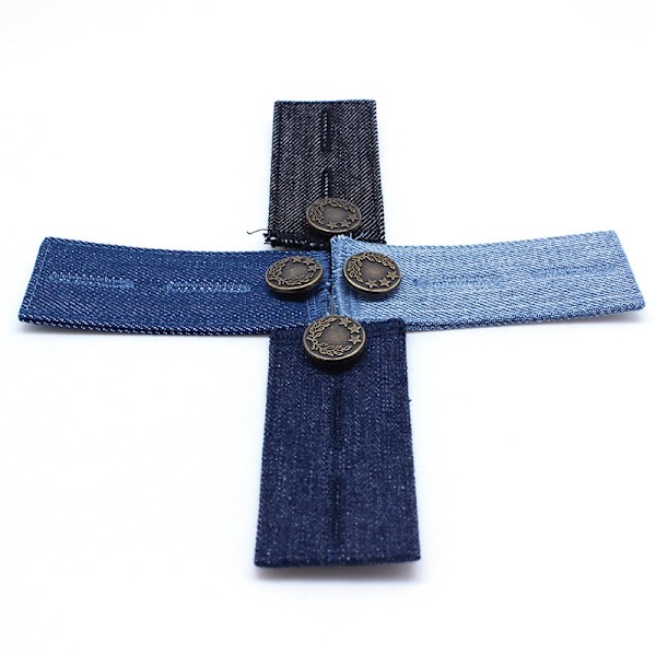 4-pack jeans midjebandsförlängning knappjustering bältespänne