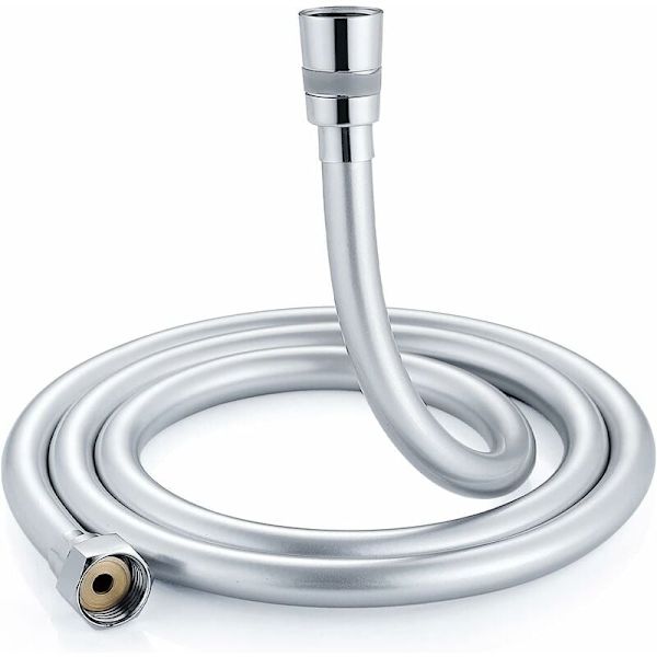 Duschsslang PVC Duschsslang 1,5 m, 360° Anti-Twist och Anti-Kink Duschsslang med Mässingsanslutning, Universal G 1/2\"