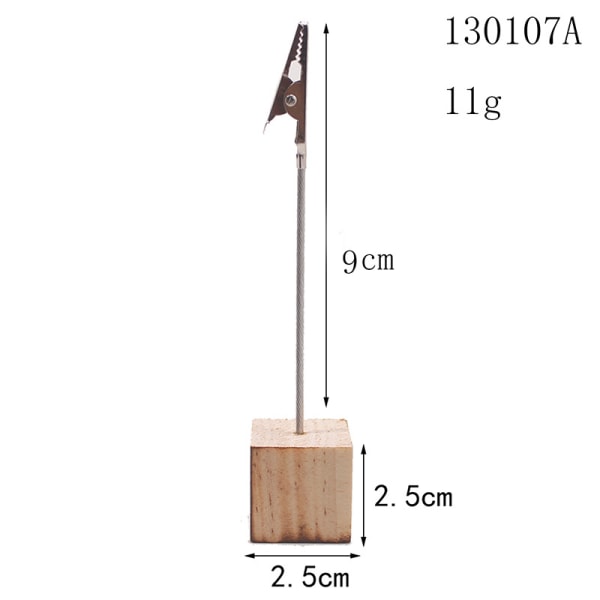 Memo Holder Clip Foto Clip Træ Memo Clip Holder Note Memo Clip Foto Stand Kort Holder Stand, 10 Stykker