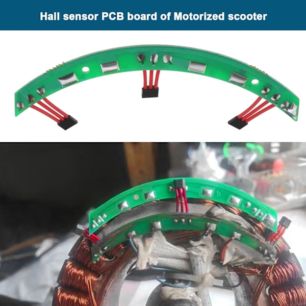 Motor Hall Sensor PCB-kort för elscooter Kompatibel med Xiaomi DIY Elscooter Ersättningstillbehör Elektronikprojekt