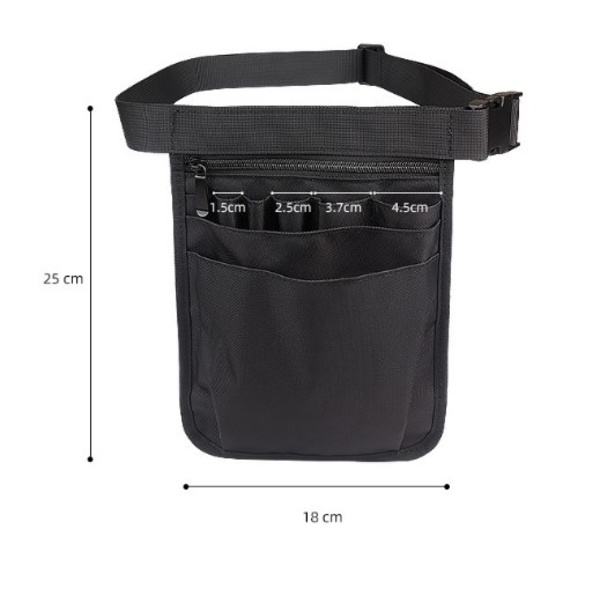 1PCS Sjuksköterskebälte Väska, Justerbar Sjuksköterskebälte Väska, Sjuksköterska Utility Midjeväska, Nu