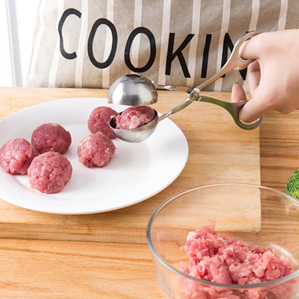 Perfekta kötbullar - Kötbullar, en stor, en liten, två stycken