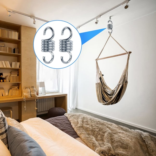 Fjäderkrokar för Hängmatta, Fjäderstöd för Verandastolar och Hänggungor