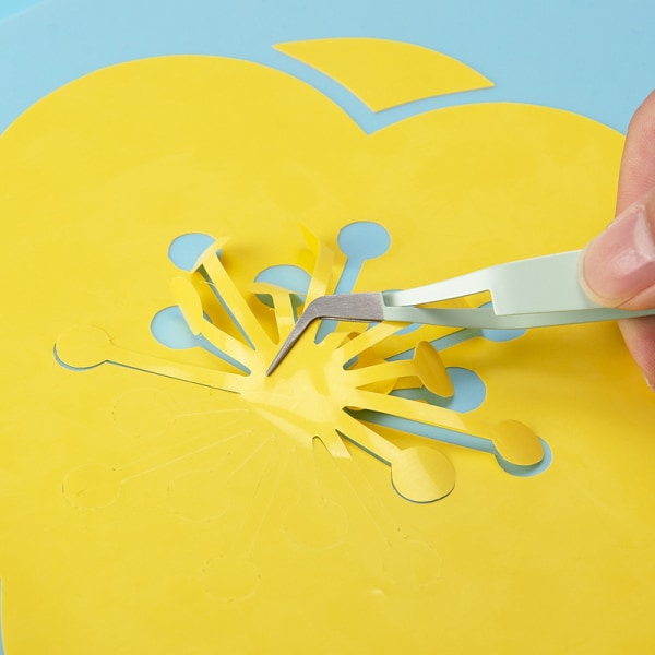 DIY Silhouette Embossing Lettering Tool Set, Precision Tool Set för hantverk och DIY, 5-delad uppsättning