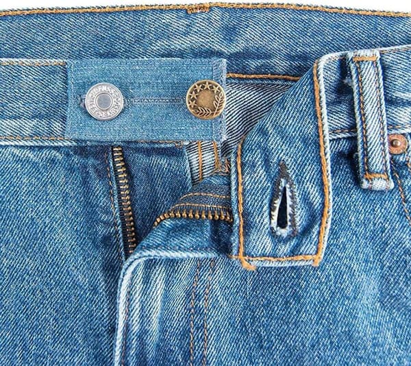 Denim-midjeutviderknapp, nøytral elastisk midjeutvider, justerbar