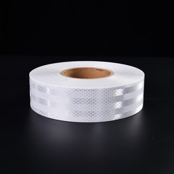 Reflekterende tape, selvklebende 10m X 5cm (hvit)